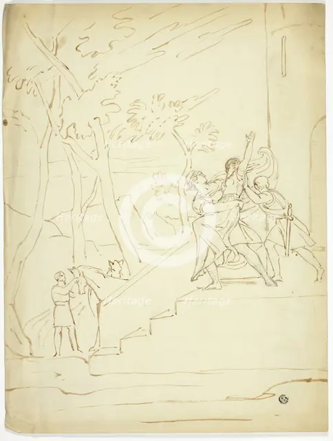 Abduction of Helen, n.d. Creator: Joshua Cristall.