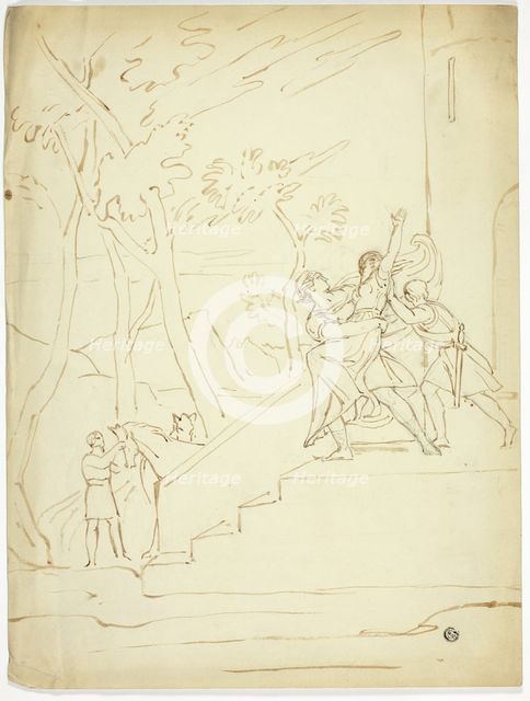Abduction of Helen, n.d. Creator: Joshua Cristall.