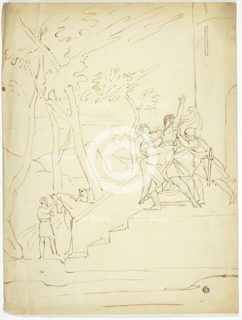 Abduction of Helen, n.d. Creator: Joshua Cristall.