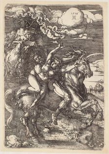 Abduction of Proserpine on a Unicorn, 1516. Artist: Dürer, Albrecht (1471-1528)