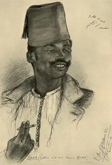 Abdul, waiter at the Aswan Hotel, Egypt, 1898. Creator: Christian Wilhelm Allers