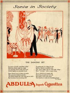 Abdulla Cigarettes, 1920s. Artist: Fish