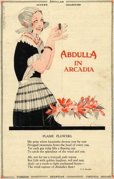 Abdulla Cigarettes, 1920s. Artist: Georges Barbier