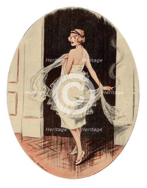 Abdulla Cigarettes, 1920s. Artist: Lewis Baumer