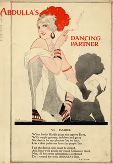 Abdulla Cigarettes, 1920s. Artist: René Vincent