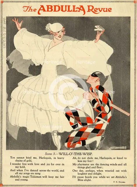 Abdulla Cigarettes, 1920s. Artist: René Vincent