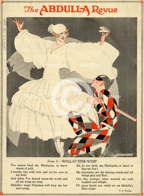 Abdulla Cigarettes, 1920s. Artist: René Vincent
