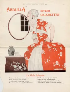Abdulla Cigarettes, 1924. Artist: René Vincent