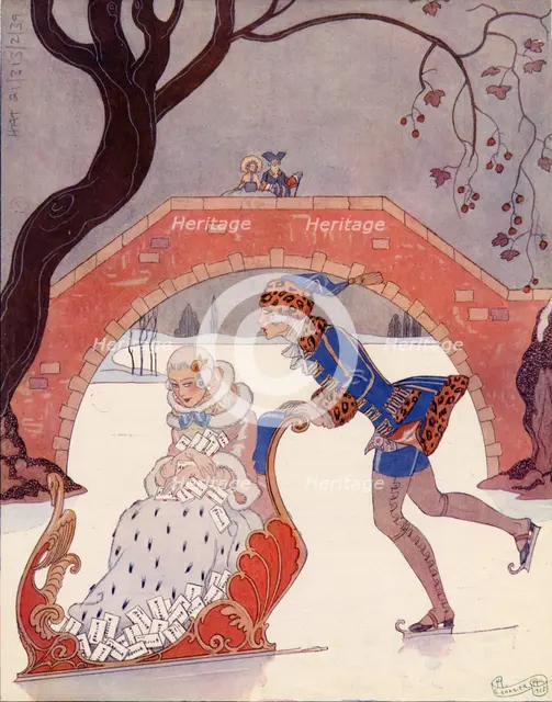 Abdulla Cigarettes, 1925. Artist: Georges Barbier