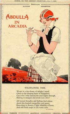 Abdulla Cigarettes, 1926. Creator: René Vincent