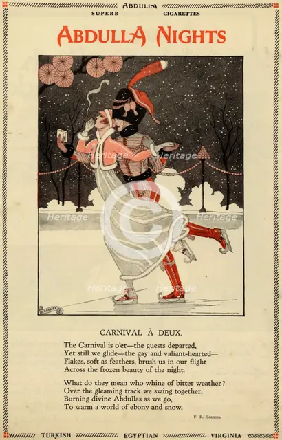 Abdulla Cigarettes, 1926. Artist: Unknown