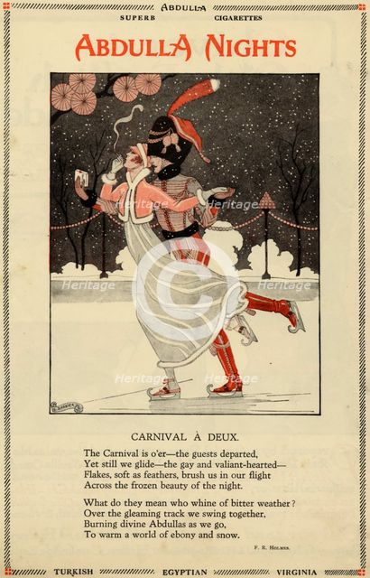 Abdulla Cigarettes, 1926. Artist: Unknown