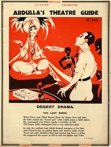 Abdulla Cigarettes, 1928. Artist: Nerman