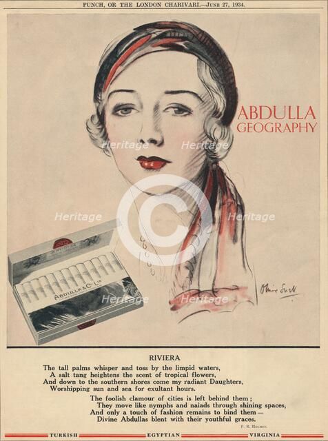 'Abdulla Geography - Riviera', 1934. Artist: Unknown.