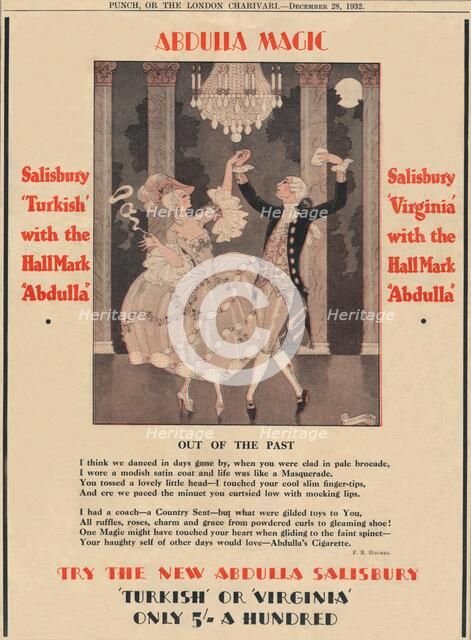 'Abdulla Magic - Out of the Past', 1932. Artist: Unknown.