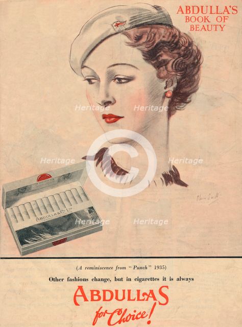'Abdulla's Book for Beauty - Abdullas for choice', 1941. Artist: Unknown.