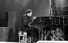Abdullah Ibrahim, Brecon Jazz Festival, Powys, Wales, August 2001. Artist: Brian O'Connor