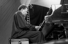 Abdullah Ibrahim, Brecon Jazz Festival, Powys, Wales, August 2001. Artist: Brian O'Connor