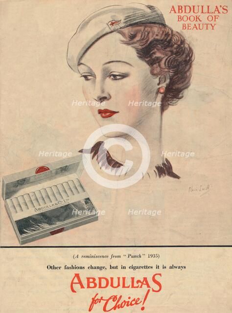 'Abdulla's Book for Beauty - Abdullas for choice', 1941. Artist: Unknown.