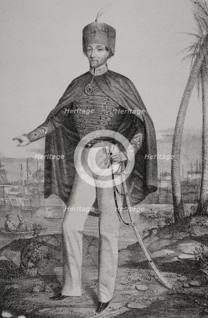 Abdulmejid I, (1823-1861), Sultan of the Ottoman Empire (1839-1861), 1852. From "Detail. Creator: Martínez.