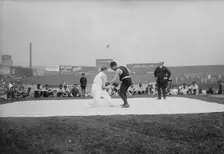 Abe Attell & Young Corbett, 1918. Creator: Bain News Service