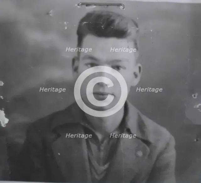 Abe Lazarus - headshot from police file. 1934. Creator: Unknown.