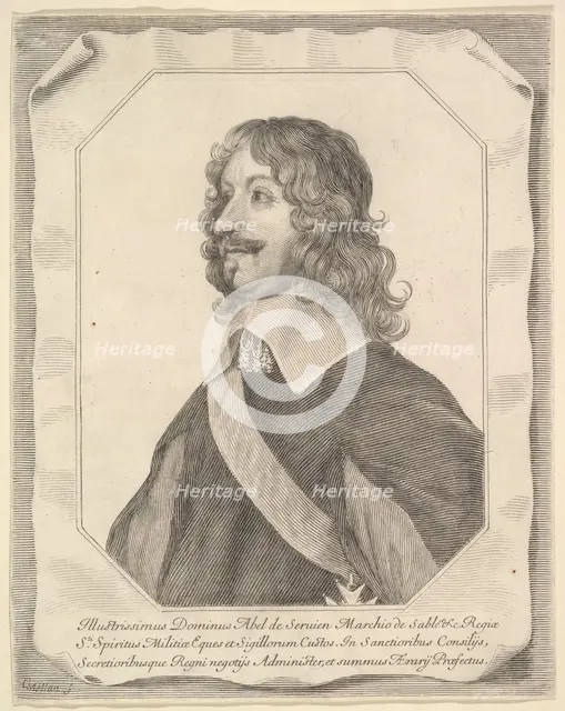 Abel Servien. Creator: Claude Mellan.