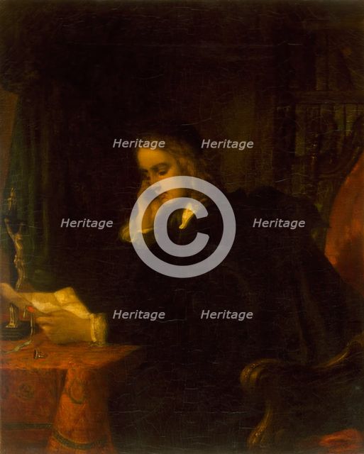 Abelard in his Study, 1833. Creator: Gilbert Stuart Newton.
