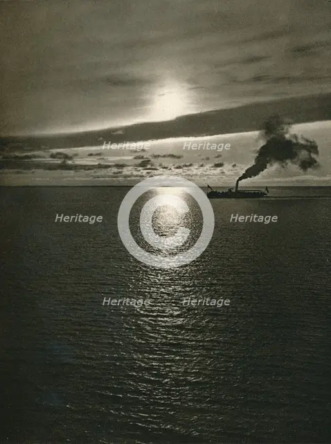 'Abend auf dem Meere - Evening at sea', 1931. Artist: Kurt Hielscher.