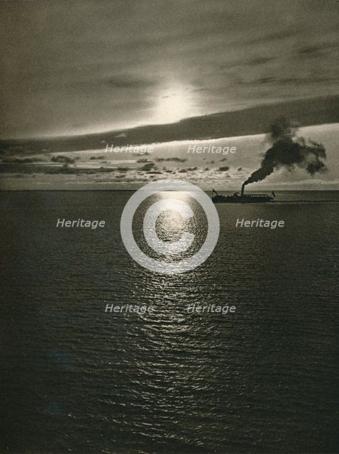 'Abend auf dem Meere - Evening at sea', 1931. Artist: Kurt Hielscher.