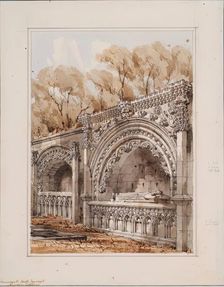 Aberdeen Cathedral - Monuments, South Transept, 1848-1852. Creator: Robert William Billings