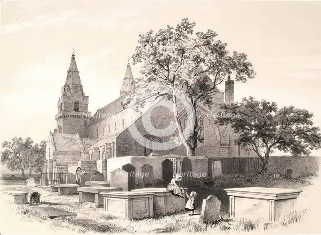 Aberdeen Cathedral, c1843-1889 Creator: James Gordon Junior.