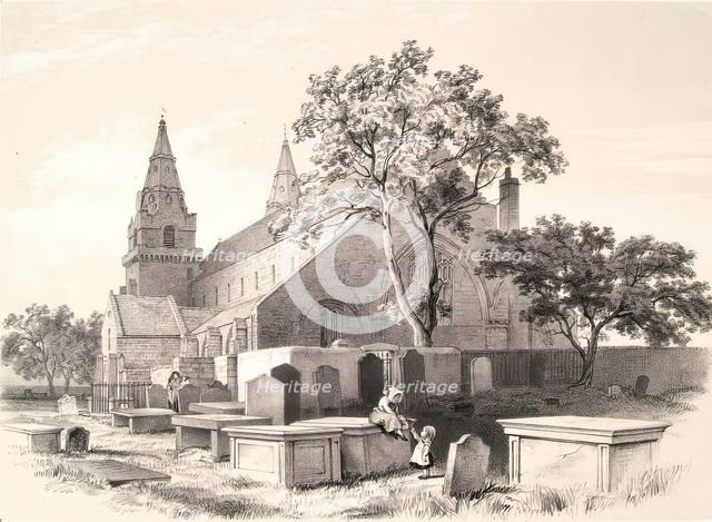 Aberdeen Cathedral, c1843-1889 Creator: James Gordon Junior.