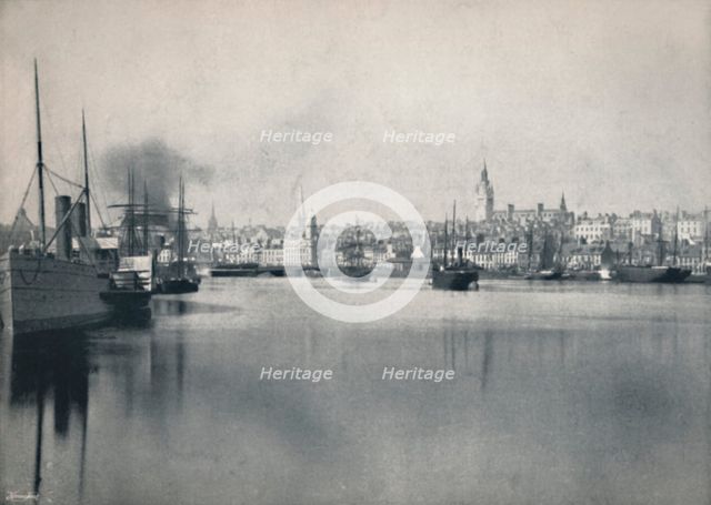 'Aberdeen - General View from the River', 1895. Artist: Unknown.