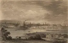 Aberdeen from the South, c1850. Creator: Richard Parminster Cuff
