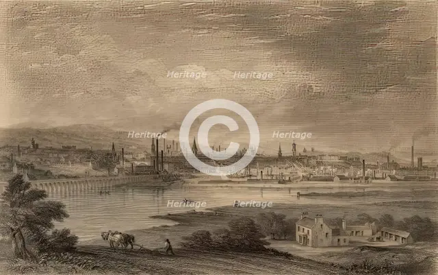 Aberdeen from the South, c1850. Creator: Richard Parminster Cuff.