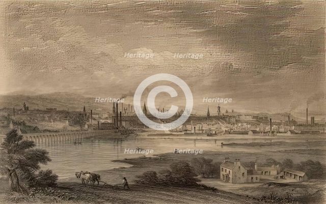 Aberdeen from the South, c1850. Creator: Richard Parminster Cuff.