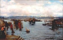 Aberdeen Harbour, 1897. Creator: David Farquharson