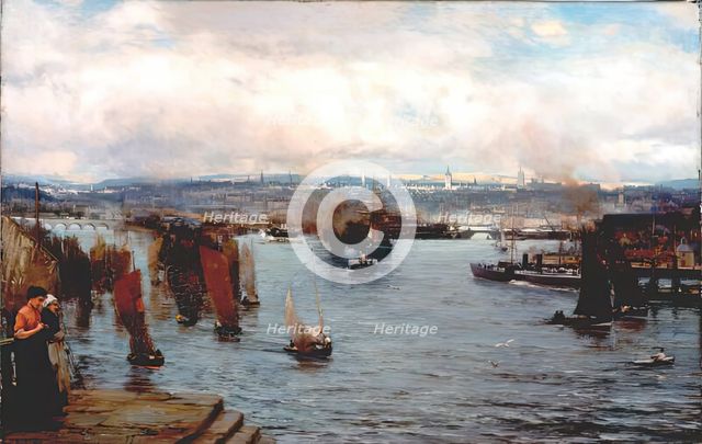 Aberdeen Harbour, 1897. Creator: David Farquharson.