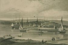 Aberdeen Harbour from the South, 1822. Creator: William Daniell