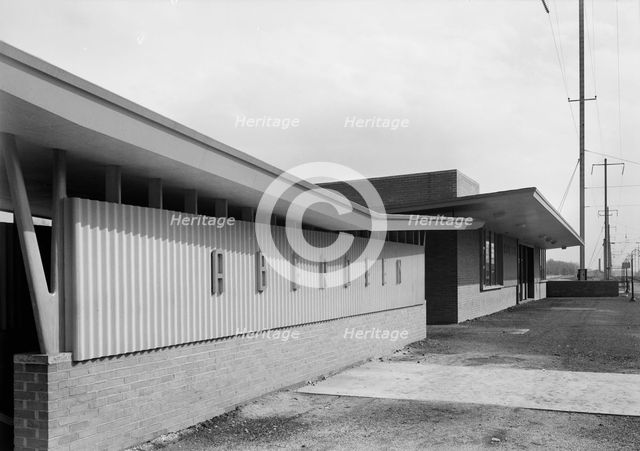 Aberdeen Station, Pennsylvania Railroad, Aberdeen, Maryland, 1944. Creator: Gottscho-Schleisner, Inc.