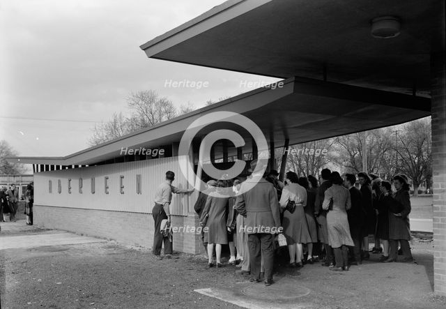 Aberdeen Station, Pennsylvania Railroad, Aberdeen, Maryland, 1944. Creator: Gottscho-Schleisner, Inc.