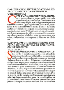 Aberdeen University Press: Page from the De Imitatione Christi 1914. Artist: Douglas Cockerell