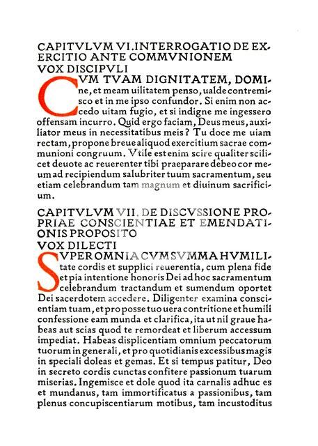 'Aberdeen University Press: Page from the De Imitatione Christi', 1914. Artist: Douglas Cockerell.