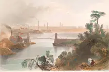 Aberdeen - Views - Aberdeen from the Chain Bridge, 1837. Creator: Unknown