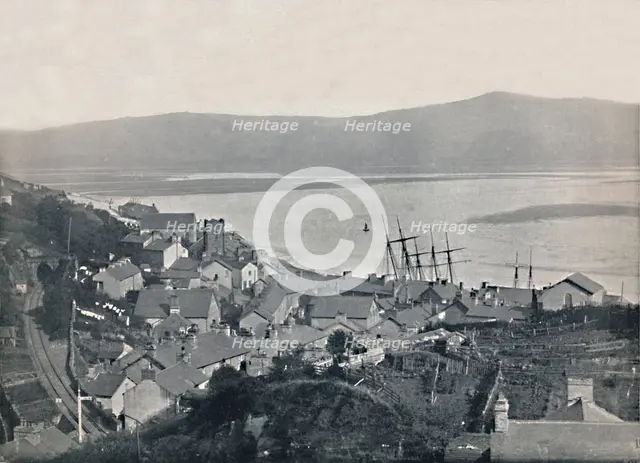 'Aberdovey - View of the Town and the Bay', 1895. Artist: Unknown.