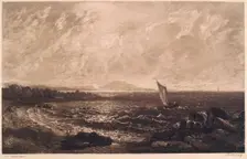 Aberlady Bay, (c1820s), c1889. Creator: William Brassey Hole