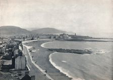 Aberystwith - View of the Bay, Showing the Castle and the University College 1895