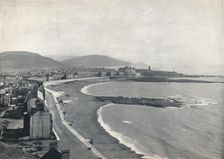 Aberystwith - View of the Bay, Showing the Castle and the University College 1895