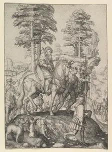 Abigail Before David, ca. 1507. Creator: Lucas van Leyden